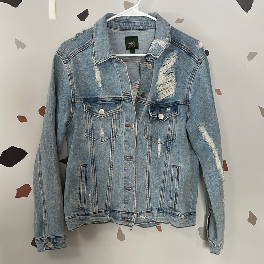 Distressed Jean Jacket